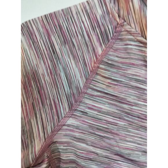 3848) 90 Degrees by Reflex Woman 1/2 Zip Pink Gray Active wear Jacket XS - Picture 7 of 9